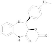 (2S,3S)-2-(4-Methoxyphenyl)-4-oxo-2,3,4,5-tetrahydro-1,5-benzothiazepin-3-yl Acetate