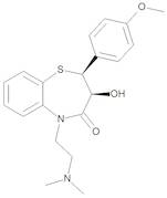 (2S,3S)-5-[2-(Dimethylamino)ethyl]-3-hydroxy-2-(4-methoxyphenyl)-2,3-dihydro-1,5-benzothiazepin-4(5H)-one