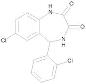 (5RS)-7-Chloro-5-(2-chlorophenyl)-4,5-dihydro-1H-1,4-benzodiazepine-2,3-dione