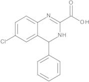 6-Chloro-4-phenyl-3,4-dihydroquinazoline-2-carboxylic Acid