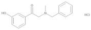 2-(Benzyl-methylamino)-1-(3-hydroxyphenyl)ethanone Hydrochloride (Benzylphenylephrone Hydrochloride)
