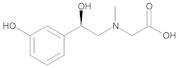 N-(Carboxymethyl)phenylephrine ((R)-N-(2-Hydroxy-2-(3-hydroxyphenyl)ethyl)-N-methylglycine)