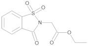 Ethyl (1,1-Dioxido-3-oxo-1,2-benzisothiazol-2(3H)-yl)acetate