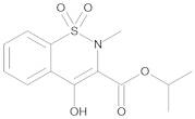 1-Methylethyl 4-Hydroxy-2-methyl-2H-1,2-benzothiazine-3-carboxylate 1,1-Dioxide