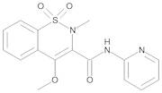 4-Methoxy-2-methyl-N-(2-pyridyl)-2H-1,2-benzothiazine-3-carboxamide 1,1-Dioxide