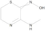 3-(Methylamino)-5,6-dihydro-2H-1,4-thiazin-2-one Oxime