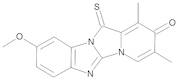 9-Methoxy-1,3-dimethyl-12-thioxopyrido[1',2':3,4]imidazo[1,2-a]benzimidazol-2(12H)-one