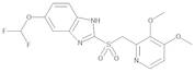5-(Difluoromethoxy)-2-[[(3,4-dimethoxypyridin-2-yl)methyl]sulphonyl]-1H-benzimidazole (Pantoprazole Sulphone)