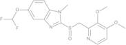 5- and 6-(Di-fluoromethoxy)-2-[(RS)-[(3,4-dimethoxypyridin-2-yl)methyl]sulphinyl]-1-methyl-1H-benzimidazole
