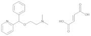 N,N-Dimethyl-2-[(RS)-1-phenyl(pyridin-2-yl)methoxy]ethanamine Hydrogen Fumarate