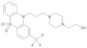 2-[4-[3-[5,5-Dioxo-2-(trifluoromethyl)-10H-56-phenothiazin-10-yl]propyl]piperazin-1-yl]ethanol (Fluphenazine S,S-Dioxide; Fluphenazine Sulfone)