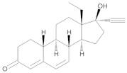 13-Ethyl-17-hydroxy-18,19-dinor-17alpha-pregna-4,6-dien-20-yn-3-one (Δ6-Levonorgestrel; 6,7-Didehydrolevonorgestrel)