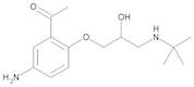1-[5-Amino-2-[(2RS)-3-[(1,1-dimethylethyl)amino]-2-hydroxypropoxy]phenyl]ethanone