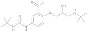 1-[3-Acetyl-4-[(2RS)-3-[(1,1-dimethylethyl)amino]-2-hydroxypropoxy]phenyl]-3-(1,1-dimethylethyl)...