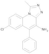 7-Chloro-1-methyl-5-phenyl-[1,2,4]triazolo[4,3-a]quinolin-4-amine
