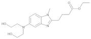 5-[Bis(2-hydroxyethyl)amino]-1-methyl-1H-benzimidazole-2-butanoic Acid Ethyl Ester