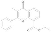 Ethyl 3-Methyl-4-oxo-2-phenyl-4H-1-benzopyran-8-carboxylate (3-Methyl-flavone-8-carboxylic Acid Ethyl Ester)