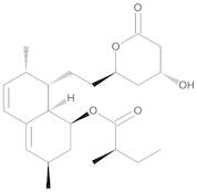 (1S,3R,7S,8S,8aR)-8-[2-[(2R,4R)-4-Hydroxy-6-oxotetrahydro-2H-pyran-2-yl]ethyl]-3,7-dimethyl-1,2,3,7,8,8a-hexahydronaphthalen-1-yl (2R)-2-Methylbutanoate (Epilovastatin)