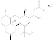 (3R,5R)-7-[(1S,2S,6R,8S,8aR)-8-[(2,2-Dimethylbutanoyl)oxy]-2,6-dimethyl-1,2,6,7,8,8a-hexahydronaphthalen-1-yl]-3,5-dihydroxyheptanoic Acid Ammonium Salt (Tenivastatin Ammonium Salt)