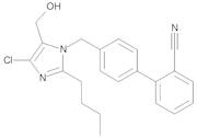 2-[4-[[2-Butyl-4-chloro-5-(hydroxymethyl)imidazol-1-yl]methyl]phenyl]benzonitrile