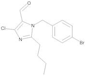 3-[(4-Bromophenyl)methyl]-2-butyl-5-chloroimidazole-4-carbaldehyde