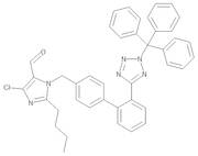 2-Butyl-4-chloro-1-[[2'-[2-(triphenylmethyl)-2H-tetrazol-5-yl][1,1'-biphenyl]-4-yl]methyl]-1H-Imidazole-5-carboxaldehyde