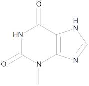 3-Methyl-3,7-dihydro-1H-purine-2,6-dione (3-Methylxanthine)