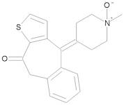 4-[(aRaS)-1-Methylpiperidin-4-ylidene]-4,9-dihydro-10H-benzo[4,5]cyclo-hepta[1,2-b]thiophen-10-one N-Oxide (Ketotifen N-Oxide)