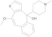 (4RS)-10-Methoxy-4-(1-methylpiperidin-4-yl)-4H-benzo[4,5]cyclohepta[1,2-b]thiophen-4-ol