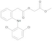 Methyl [[[2-[(2,6-Dichlorophenyl)amino]phenyl]acetyl]oxy]acetate (Methyl Ester of Aceclofenac)