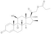 9-Chloro-11β,17-dihydroxy-16β-methyl-3,20-dioxopregna-1,4-dien-21-yl Propanoate (Beclometasone 21-Propionate)