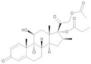 21-(Acetyloxy)-9-chloro-11β-hydroxy-16β-methyl-3,20-dioxopregna-1,4-dien-17-yl Propanoate (Beclome…