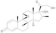 9,11beta-Epoxy-17,21-dihydroxy-16beta-methyl-9beta-pregna-1,4-diene-3,20-dione