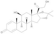 16alpha,17-[1-Methylethylidenebis(oxy)]-11beta,21-dihydroxypregna-1,4-diene-3,20-dione (Desonide)