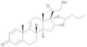 16alpha,17-[(1RS)-Butylidenebis(oxy)]-21-hydroxypregna-1,4,9(11)-triene-3,20-dione