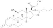 16alpha,17-[(1RS)-Butylidenebis(oxy)]-9alpha-bromo-11beta,21-dihydroxypregna-1,4-diene-3,20-dione