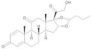 16alpha,17-[(1RS)-Butylidene-bis(oxy)]-21-hydroxypregna-1,4-diene-3,11,20-trione