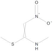 (EZ)-N-Methyl-1-(methylsulphanyl)-2-nitroethen-1-amine
