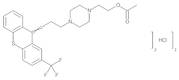 2-[4-[3-[(EZ)-2-(Trifluoromethyl)-9H-thioxanthen-9-ylidene]propyl]piperazin-1-yl]ethyl Acetate Dihydrochloride (O-Acetylflupentixol Dihydrochloride)