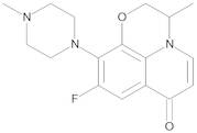 (RS)-9-Fluoro-3-methyl-10-(4-methylpiperazin-1-yl)-2,3-dihydro-7H-pyrido[1,2,3-de]-1,4-benzoxazin-7-one