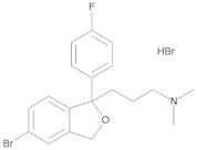 3-[(1RS)-5-Bromo-1-(4-fluorophenyl)-1,3-dihydroisobenzofuran-1-yl]-N,N-dimethylpropan-1-amine Hydrobromide