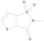 2-Methylthieno[2,3-d]isothiazol-3(2H)-one 1,1-Dioxide