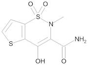 4-Hydroxy-2-methyl-2H-thieno-[2,3-e]1,2-thiazine-3-carboxamide 1,1-Dioxide