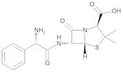 (2S,5R,6R)-6-[[(2S)-2-Amino-2-phenylacetyl]amino]-3,3-dimethyl-7-oxo-4-thia-1-azabicyclo[3.2.0]heptane-2-carboxylic Acid (L-Ampicillin)