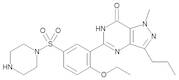1-[[3-(4,7-Dihydro-1-methyl-7-oxo-3-propyl-1H-pyrazolo[4,3-d]pyrimidin-5-yl)-4-ethoxyphenyl]sulfonyl]piperazine (Desmethylsildenafil)