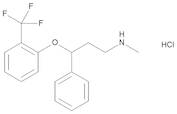 (3RS)-N-Methyl-3-phenyl-3-[2-(trifluoromethyl)phenoxy]propan-1-amine Hydrochloride (2-Trifluoromethylisomer of Fluoxetine Hydrochloride)