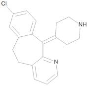 8-Chloro-11-(piperidin-4-ylidene)-6,11-dihydro-5H-benzo[5,6]cyclohepta[1,2-b]pyridine (Descarboethoxyloratadine; Desloratadine)