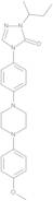 4-[4-[4-(4-Methoxyphenyl)piperazin-1-yl]phenyl]-2-[(1RS)-1-methylpropyl]-2,4-dihydro-3H-1,2,4-tr...