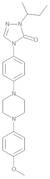 4-[4-[4-(4-Methoxyphenyl)piperazin-1-yl]phenyl]-2-[(1RS)-1-methylpropyl]-2,4-dihydro-3H-1,2,4-tria…