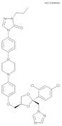 4-[4-[4-[4-[[cis-2-(2,4-Dichlorophenyl)-2-(1H-1,2,4-triazol-1-ylmethyl)-1,3-dioxolan-4-yl]methoxy]…